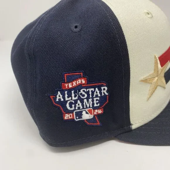 Atlanta Braves‎ New Era 59Fifty Size 7 3/8 Cream All Star Game Patch Fitted MLB